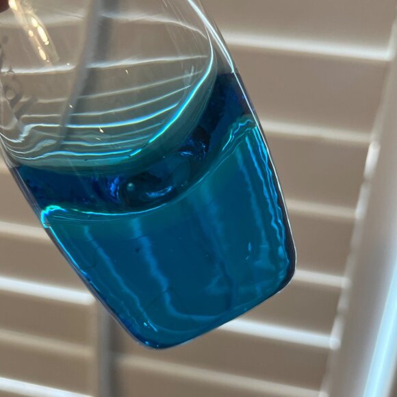 5 Carnival Cruise Line Souvenir Shot Glasses Clear Blue Green Turquoise - Picture 5 of 13